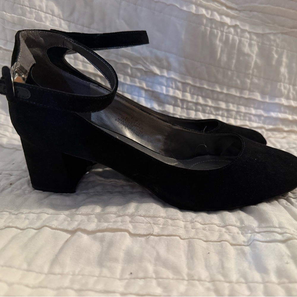 Bandolino Black Heels with Ankle Strap